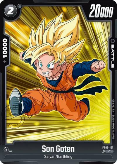 Son Goten FB05-101 New Adventure Fusion World card