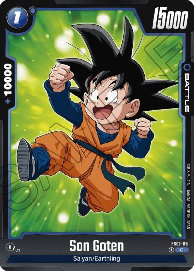 Son Goten FS02-05 Starter Deck 2: Vegeta Fusion World card