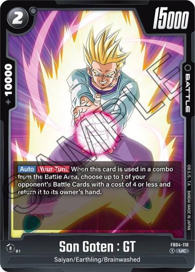 Son Goten GT FB04-110 Ultra Limit Fusion World card