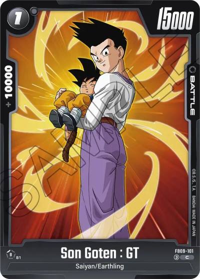 Son Goten GT FB09-101 Dual Evolution Fusion World card
