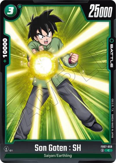 Son Goten SH FB07-059 Wish For Shenron Fusion World card