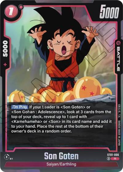 Son Goten ST01-006 Story Booster 01 Fusion World card