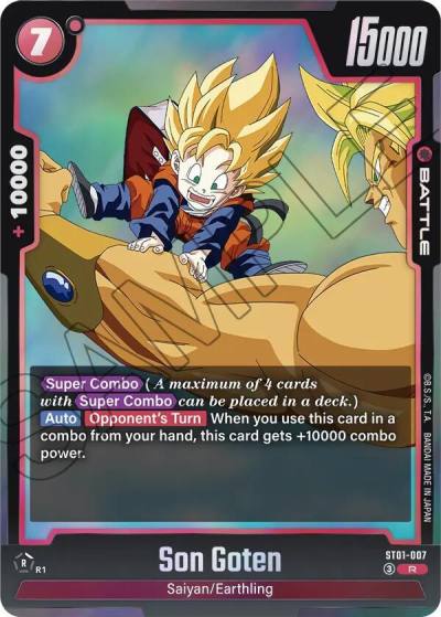 Son Goten ST01-007 Story Booster 01 Fusion World card