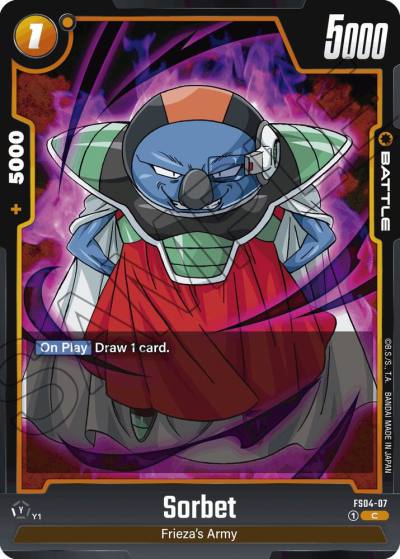 Sorbet FS04-07 Starter Deck 4: Frieza Fusion World card
