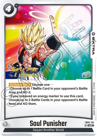 Soul Punisher FB05-116 New Adventure Release Event Cards Fusion World card