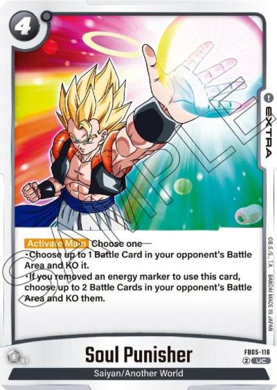 Soul Punisher FB05-116 New Adventure Fusion World card