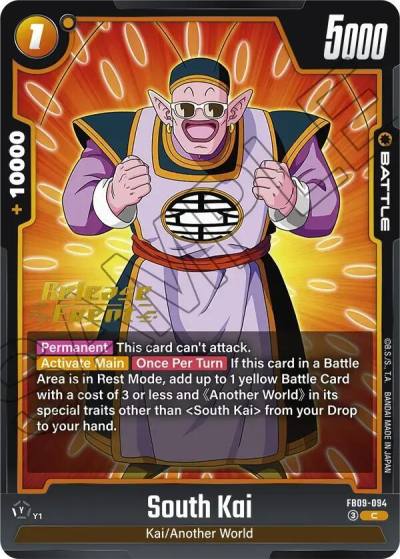 South Kai FB09-094 Dual Evolution Release Event Cards Fusion World card