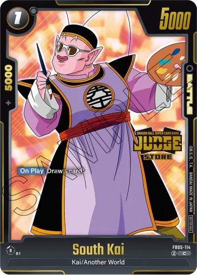South Kai Judge Pack Store Judge 04 FB05-114 Tournament and Championship Promos Fusion World card