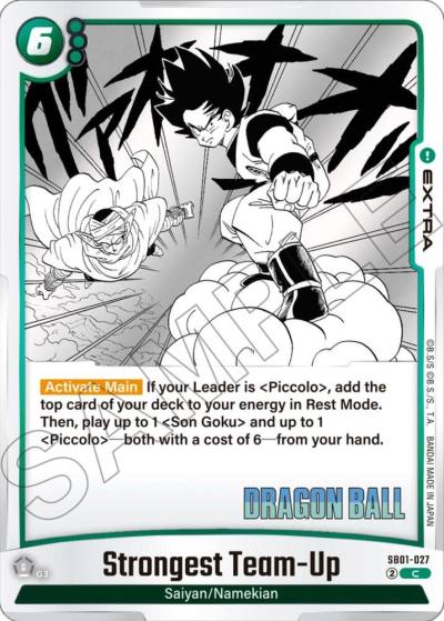Strongest Team Up Holofoil SB01-027 Manga Booster 01 Fusion World card