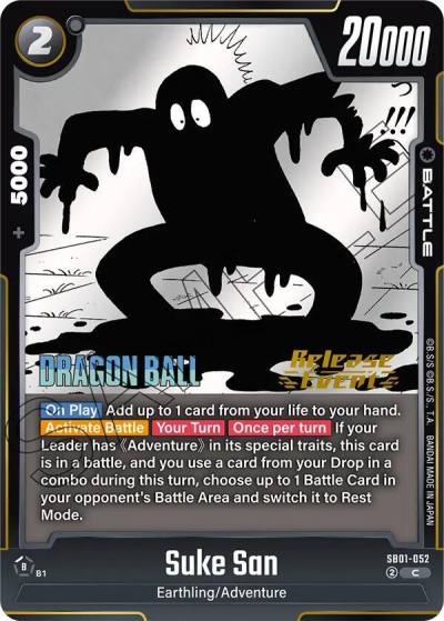 Suke San SB01-052 Manga Booster 01 Release Event Cards Fusion World card