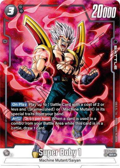 Super Baby 1 Alternate Art FB04-108 Ultra Limit Fusion World card