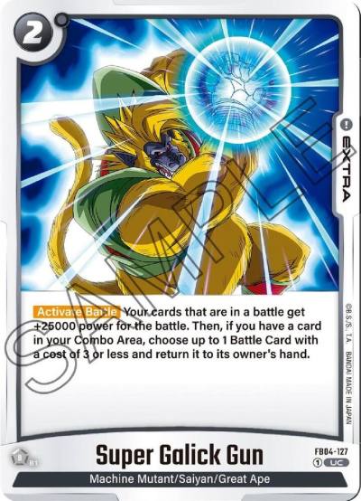 Super Galick Gun FB04-127 Ultra Limit Fusion World card