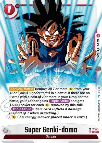Super Genki dama FB10-024 Cross Force Fusion World card