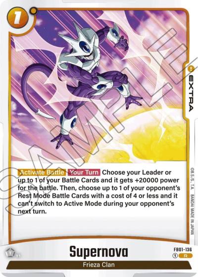 Supernova FB01-136 Awakened Pulse Fusion World card