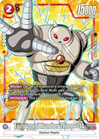 Tamagami Number Three DA Alternate Art FB05-009 New Adventure Fusion World card