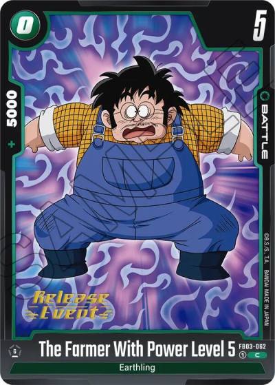 The Farmer With Power Level 5 FB03-062 Raging Roar Release Event Cards Fusion World card