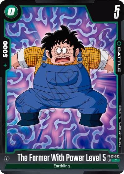 The Farmer With Power Level 5 FB03-062 Raging Roar Fusion World card