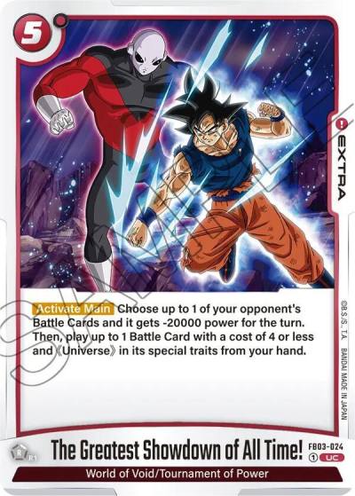 The Greatest Showdown of All Time FB03-024 Raging Roar Fusion World card