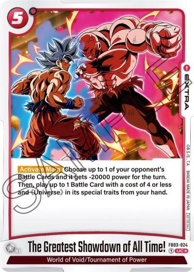 The Greatest Showdown of All Time Tournament Pack 04 FB03-024 Tournament and Championship Promos Fusion World card