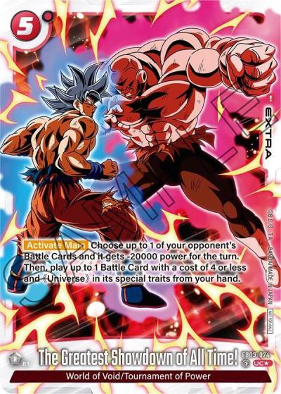 The Greatest Showdown of All Time Tournament Pack Winner 04 FB03-024 Tournament and Championship Promos Fusion World card