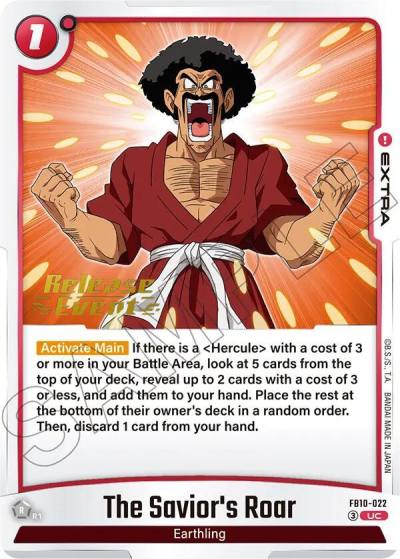The Saviors Roar FB10-022 Cross Force Release Event Cards Fusion World card