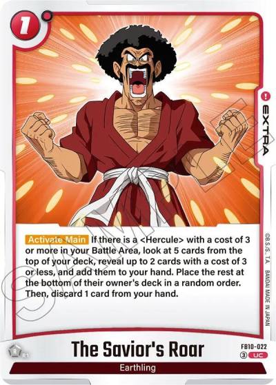 The Saviors Roar FB10-022 Cross Force Fusion World card