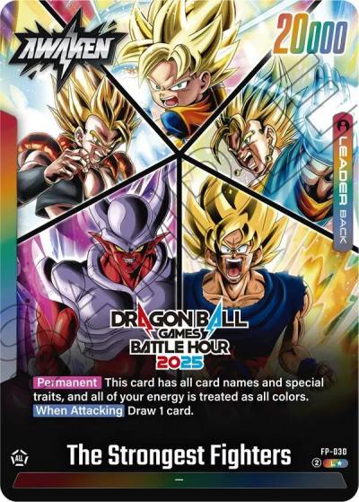 The Strongest Fighters FP-030 Tournament and Championship Promos Fusion World card