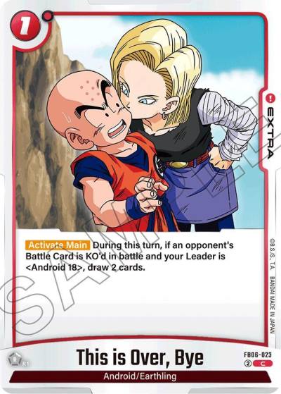 This is Over Bye FB06-023 Rivals Clash Fusion World card