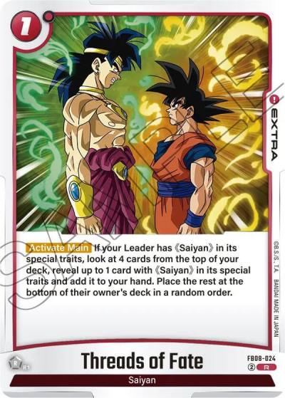 Threads of Fate FB08-024 Saiyan's Pride Fusion World card