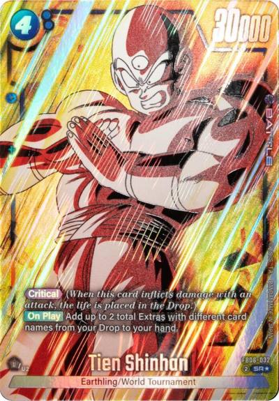 Tien Shinhan Alternate Art FB06-032 Rivals Clash Fusion World card