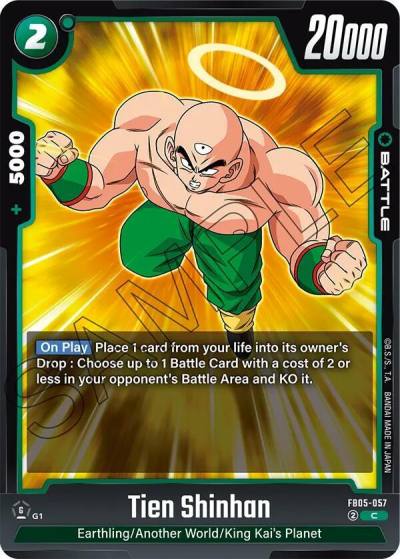 Tien Shinhan FB05-057 New Adventure Fusion World card