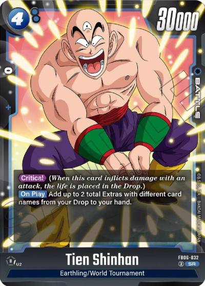 Tien Shinhan FB06-032 Rivals Clash Fusion World card