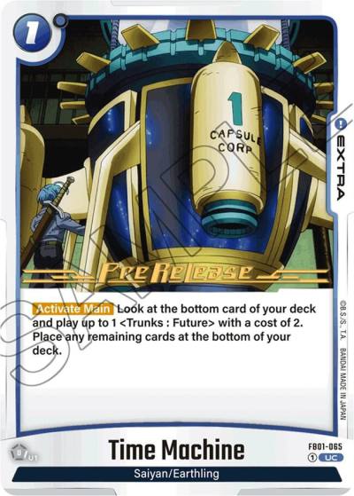 Time Machine FB01-065 Awakened Pulse Pre-Release Cards Fusion World card