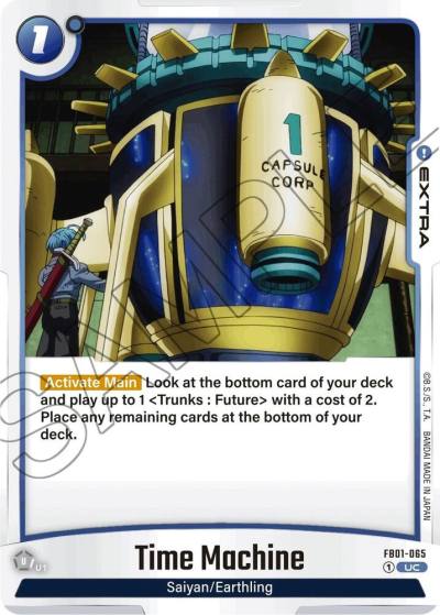Time Machine FB01-065 Awakened Pulse Fusion World card