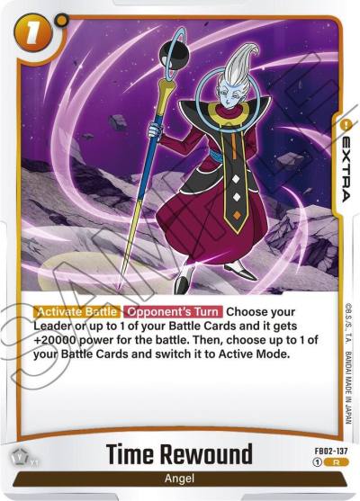 Time Rewound FB02-137 Blazing Aura Fusion World card