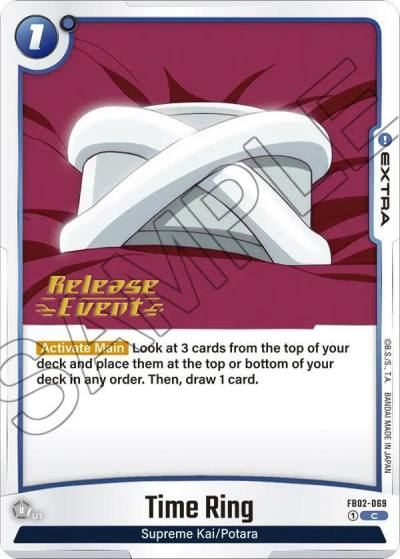Time Ring FB02-069 Blazing Aura Release Event Cards Fusion World card