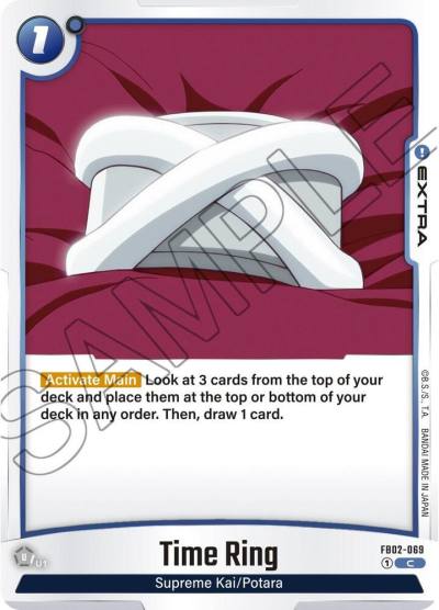 Time Ring FB02-069 Blazing Aura Fusion World card