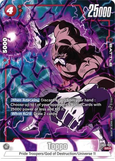 Toppo Alternate Art FB03-016 Raging Roar Fusion World card