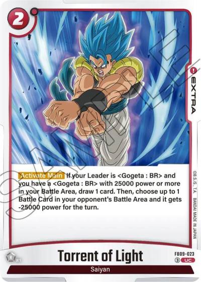Torrent of Light FB09-023 Dual Evolution Fusion World card