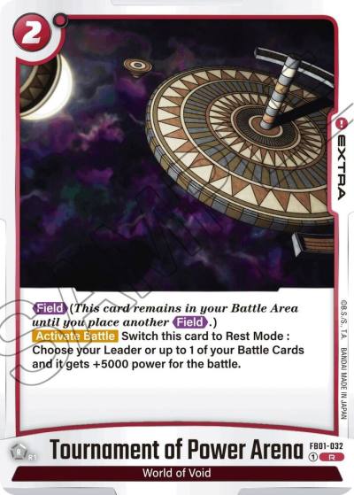 Tournament of Power Arena FB01-032 Awakened Pulse Fusion World card