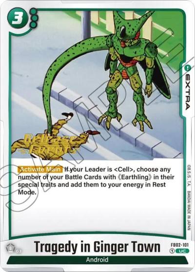 Tragedy in Ginger Town FB02-101 Blazing Aura Release Event Cards Fusion World card