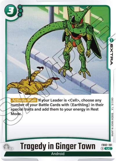 Tragedy in Ginger Town FB02-101 Blazing Aura Fusion World card