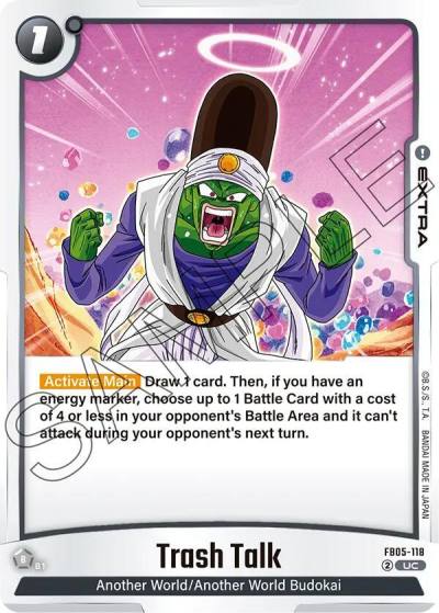 Trash Talk FB05-118 New Adventure Fusion World card