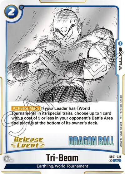 Tri Beam SB01-021 Manga Booster 01 Release Event Cards Fusion World card