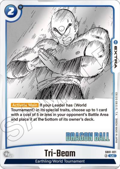 Tri Beam SB01-021 Manga Booster 01 Fusion World card