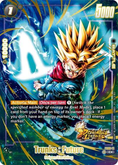 Trunks Future Bonus Pack Alternate Art FS09-11 Starter Deck 9: Shallot Fusion World card