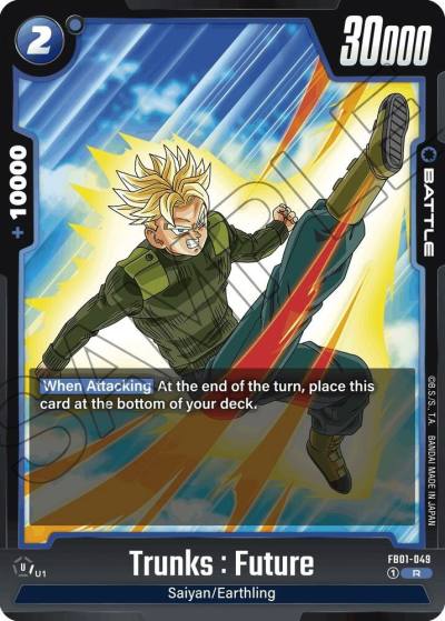 Trunks Future FB01-049 Awakened Pulse Fusion World card