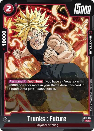 Trunks Future FB08-014 Saiyan's Pride Fusion World card