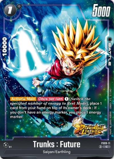 Trunks Future FS09-11 Starter Deck 9: Shallot Fusion World card