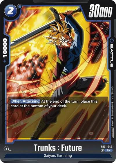 Trunks Future Tournament Pack 01 FB01-049 Tournament and Championship Promos Fusion World card